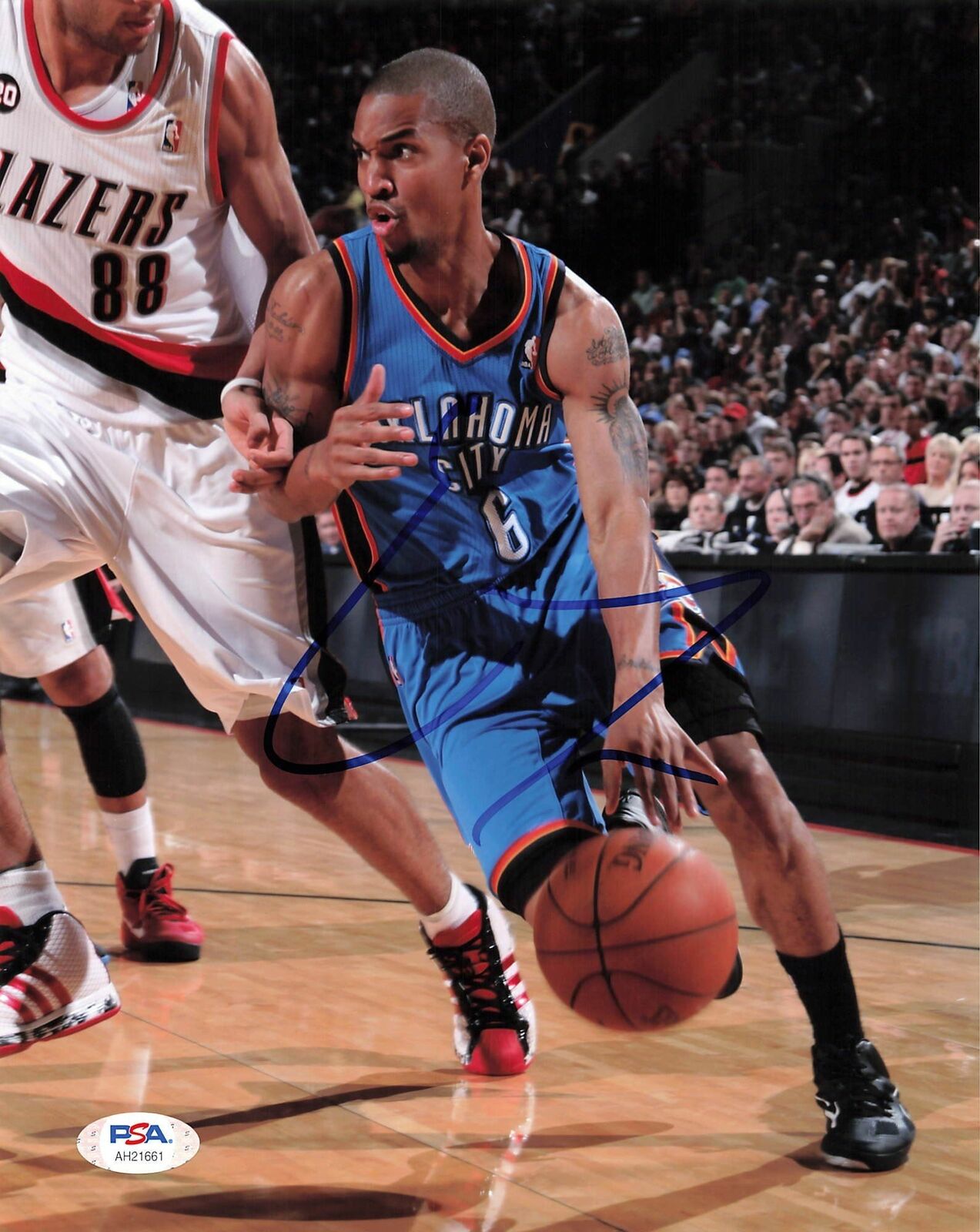 Eric Maynor signed 8x10 photo PSA/DNA Oklahoma City Thunder Autographed