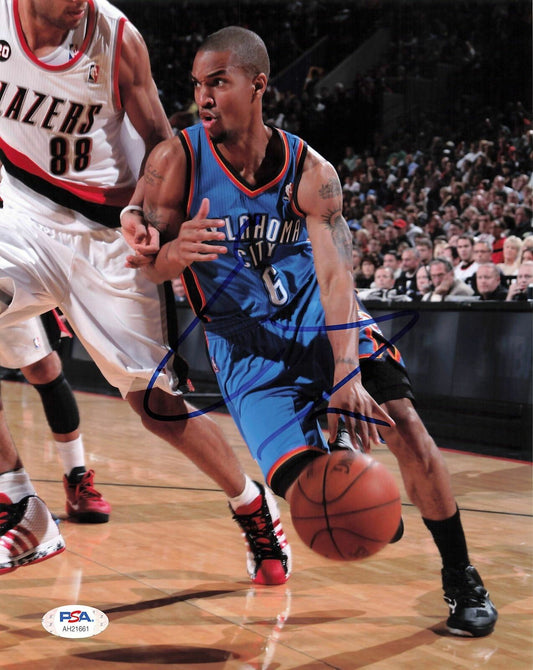 Eric Maynor signed 8x10 photo PSA/DNA Oklahoma City Thunder Autographed