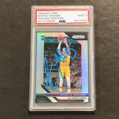 2018-19 Panini Silver Prizm #284 Moritz Wagner Signed Card AUTO 9 PSA Slabbed RC