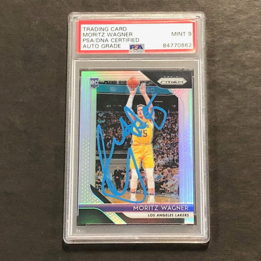 2018-19 Panini Silver Prizm #284 Moritz Wagner Signed Card AUTO 9 PSA Slabbed RC
