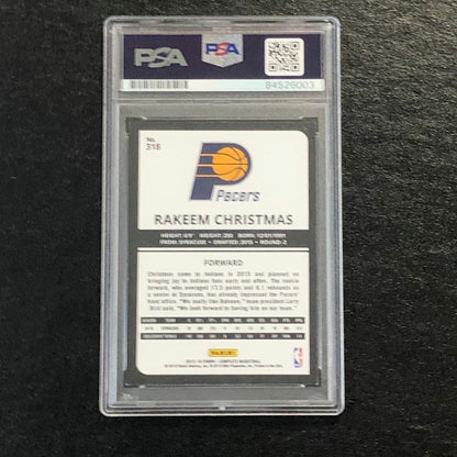 2015-16 Panini Complete #318 Rakeem Christmas Signed Card AUTO PSA Slabbed RC Pa