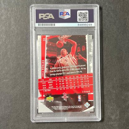 2004-05 Upper Deck #30 Juwan Howard Signed Card AUTO PSA/DNA Slabbed Rockets