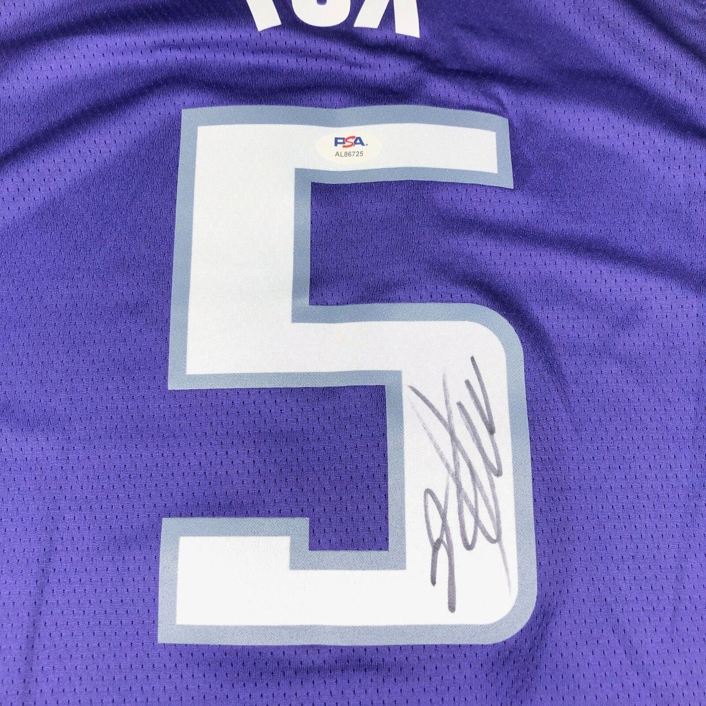 De'Aaron Fox signed jersey PSA/DNA Sacramento Kings Autographed