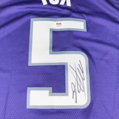 De'Aaron Fox signed jersey PSA/DNA Sacramento Kings Autographed