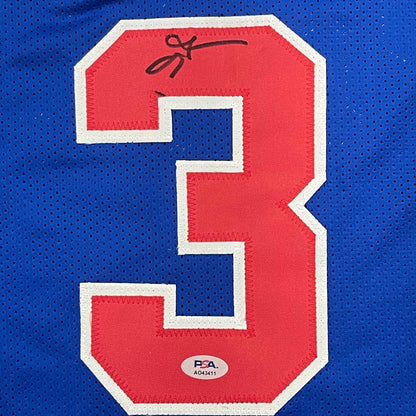 Allen Iverson signed Jersey PSA/DNA Philadelphia 76ers Autographed