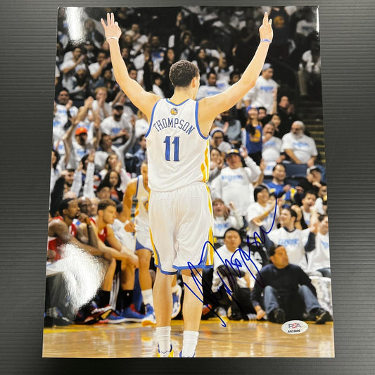 Klay Thompson signed 11x14 photo PSA/DNA Golden State Warriors Autographed