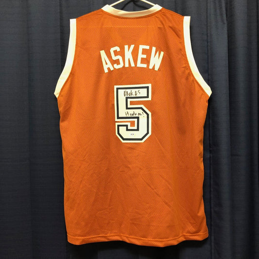 Devin Askew signed Jersey PSA/DNA Texas Longhorns Autographed