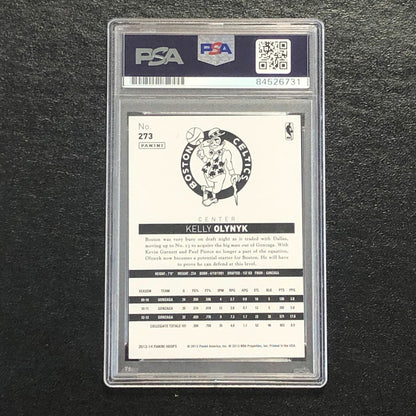 2013-14 NBA Hoops #273 Kelly Olynyk Signed Rookie Card AUTO PSA Slabbed RC Celti