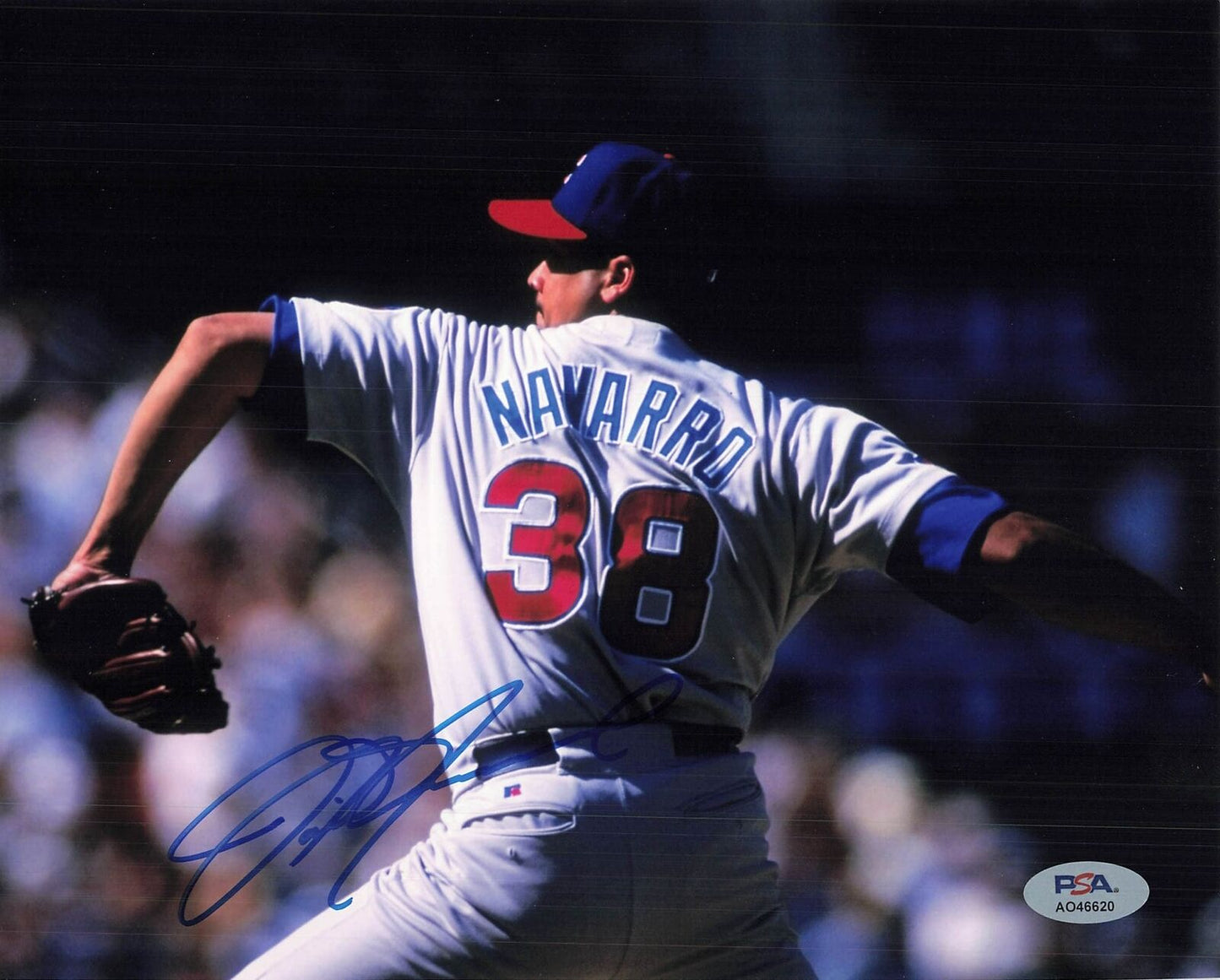 Jaime Navarro signed 8x10 photo PSA/DNA Chicago Cubs Autographed