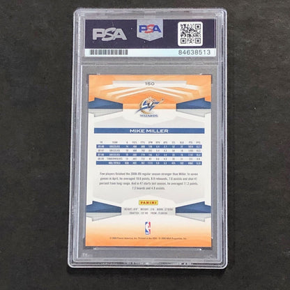 2009-10 Panini Basketball #150 Mike Miller Signed Card AUTO PSA Slabbed Wizards