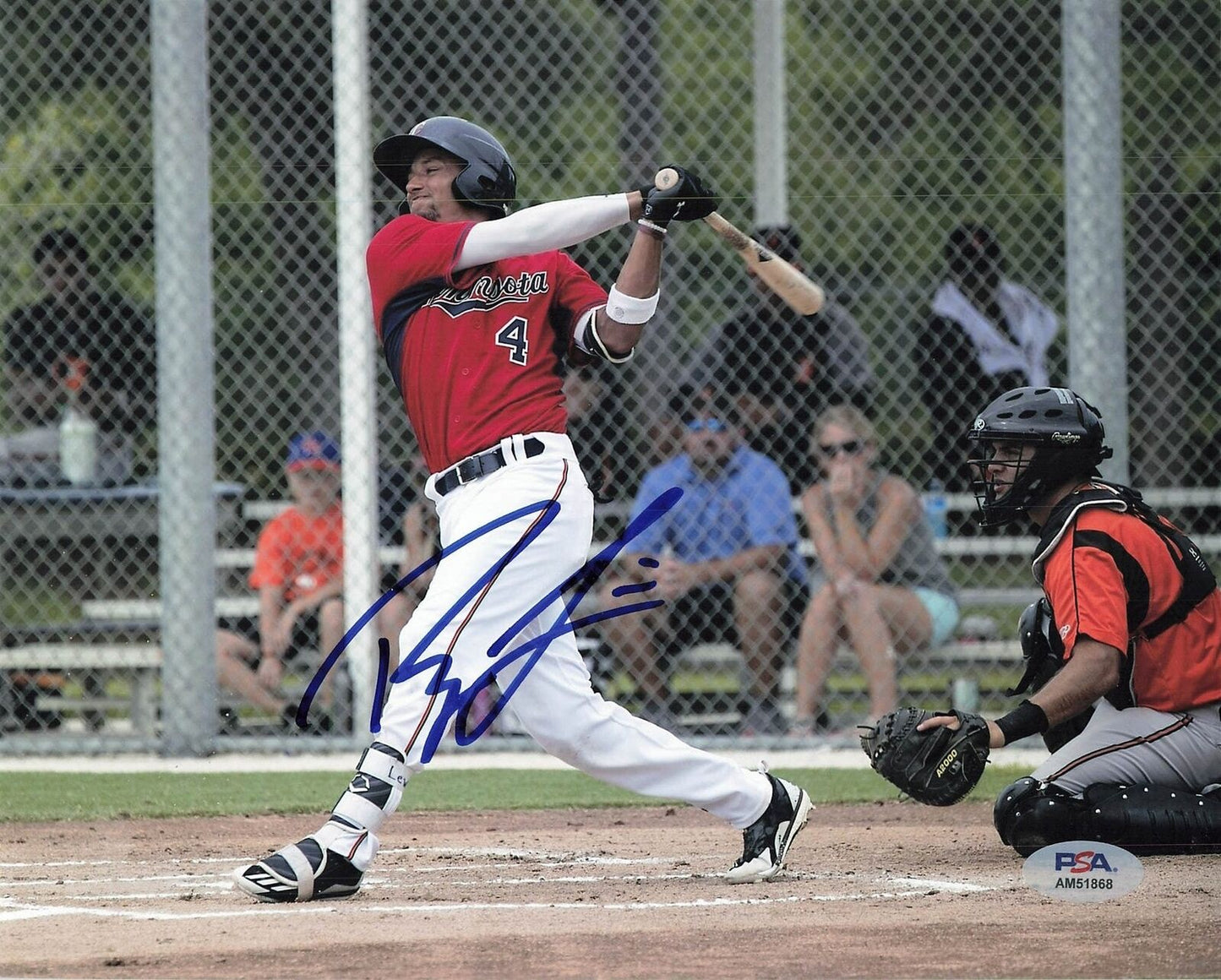 ROYCE LEWIS signed 8x10 photo PSA/DNA Minnesota Twins Autographed