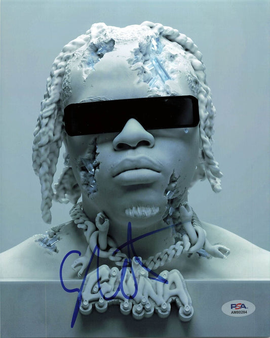 Gunna signed 8X10 photo PSA/DNA Autographed Rapper