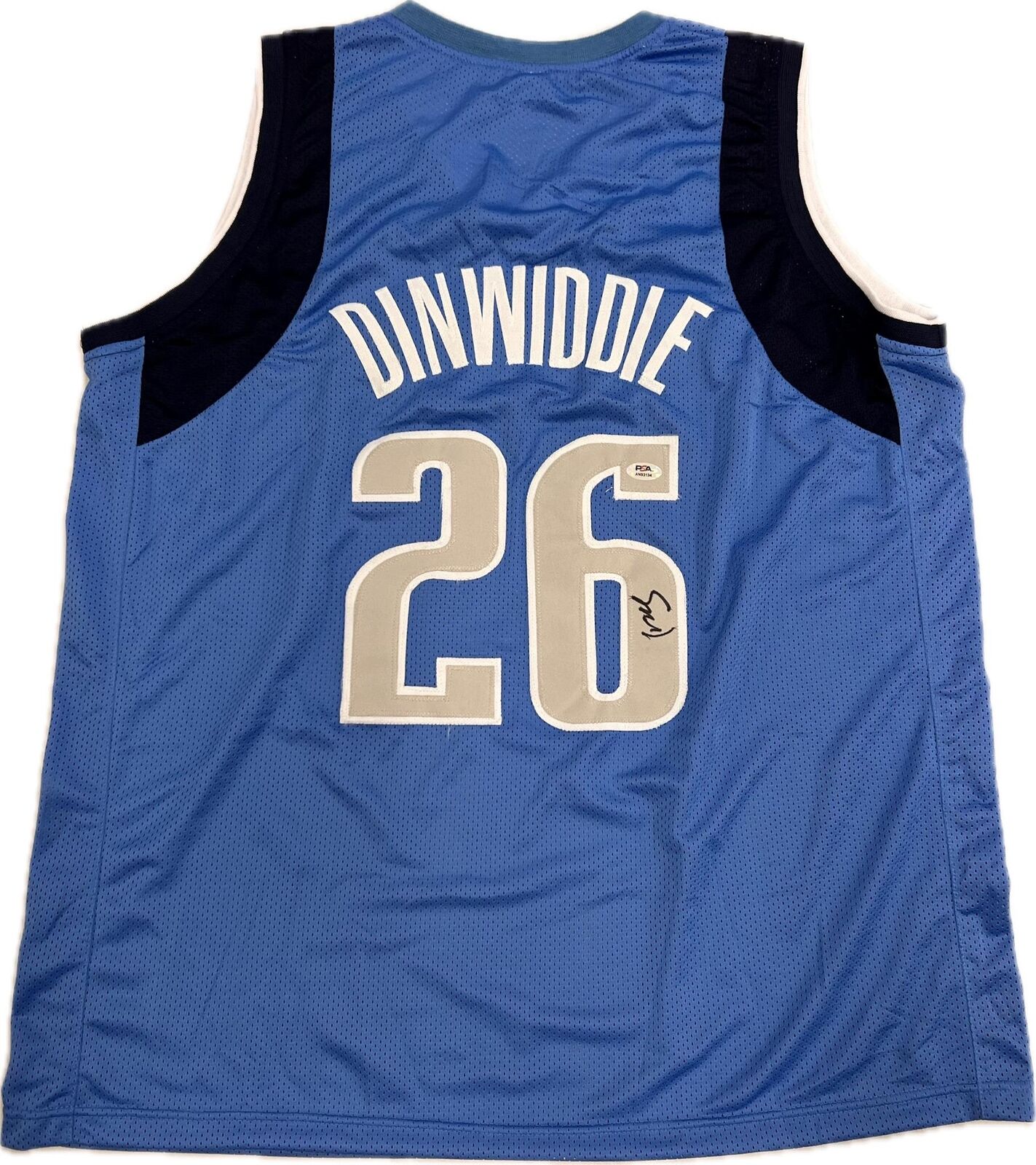 Spencer Dinwiddie signed jersey PSA/DNA Dallas Mavericks Autographed