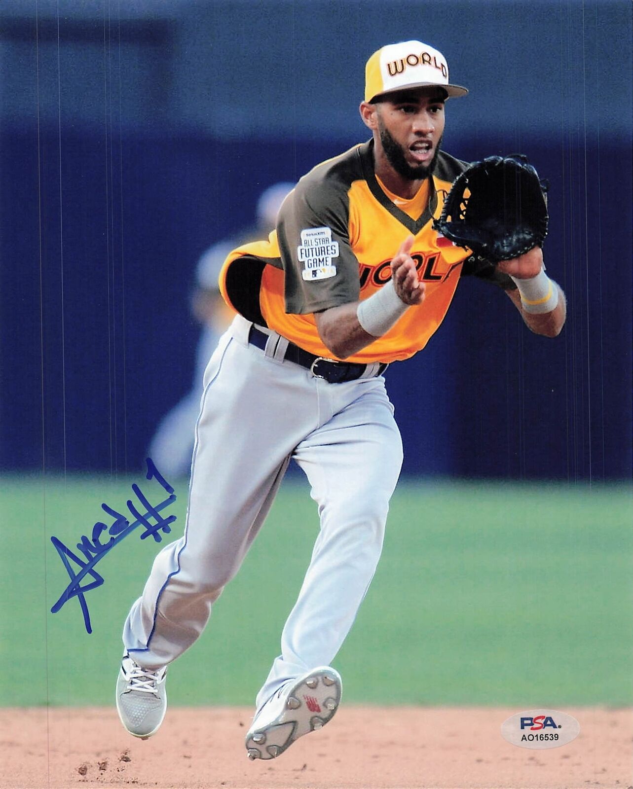 Amed Rosario signed 8x10 photo PSA/DNA Cleveland Autographed