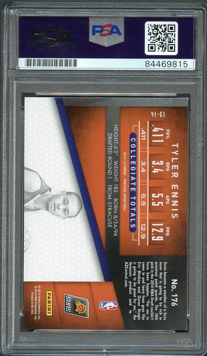 2014-15 Panini Prestige #176 Tyler Ennis Signed Rookie Card AUTO PSA Slabbed RC