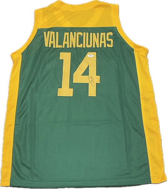 Jonas Valanciunas Signed Jersey PSA Lithuania Autographed