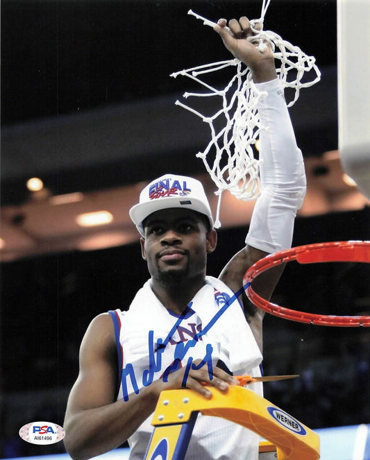 Malik Newman signed 8x10 photo PSA/DNA Kansas JayHawks Autographed