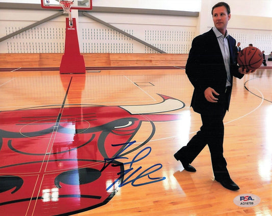 Fred Hoiberg signed 8x10 photo PSA/DNA Coach of Chicago Bulls Autographed