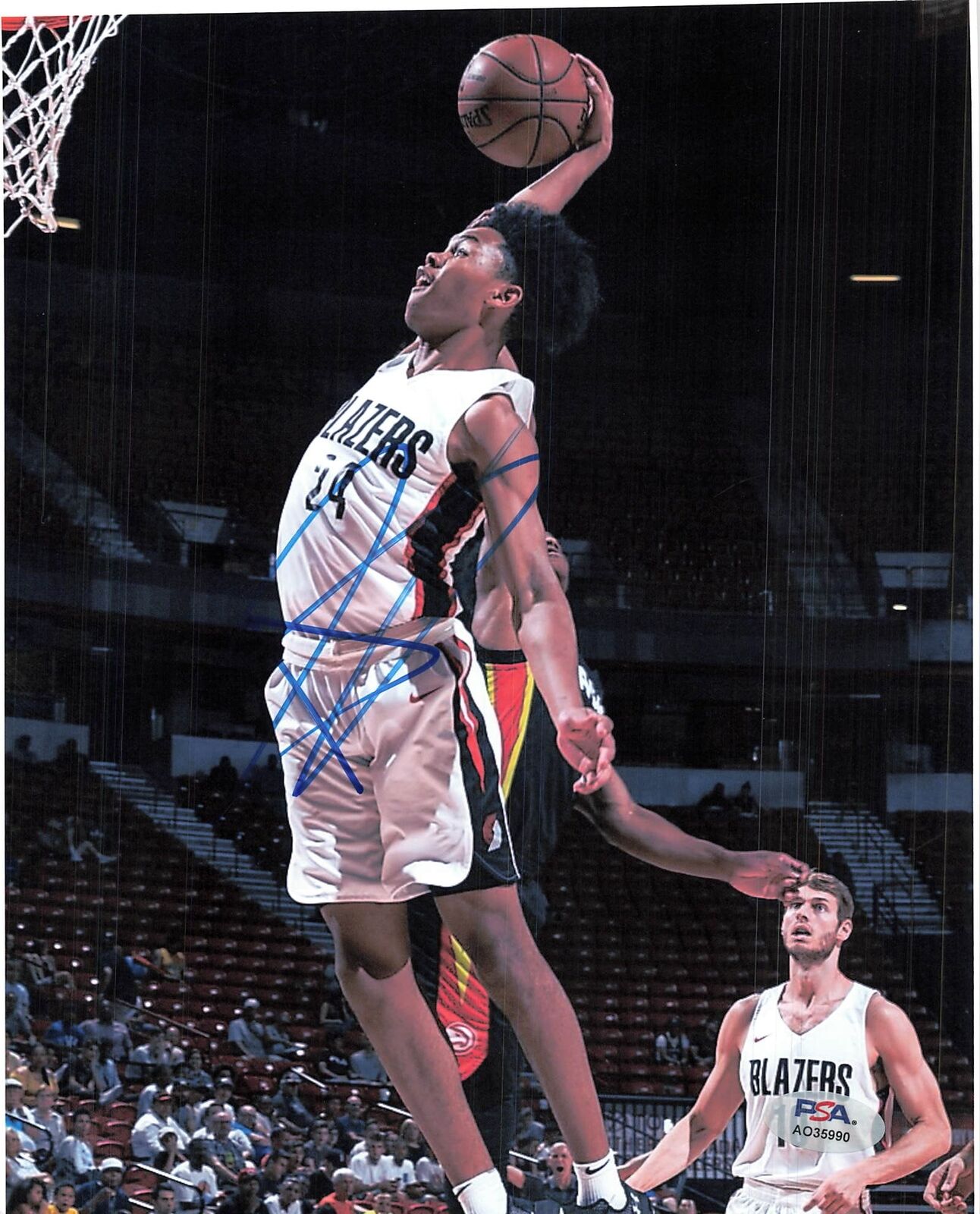 Anfernee Simons signed 8x10 photo PSA/DNA Portland Trail Blazers autographed