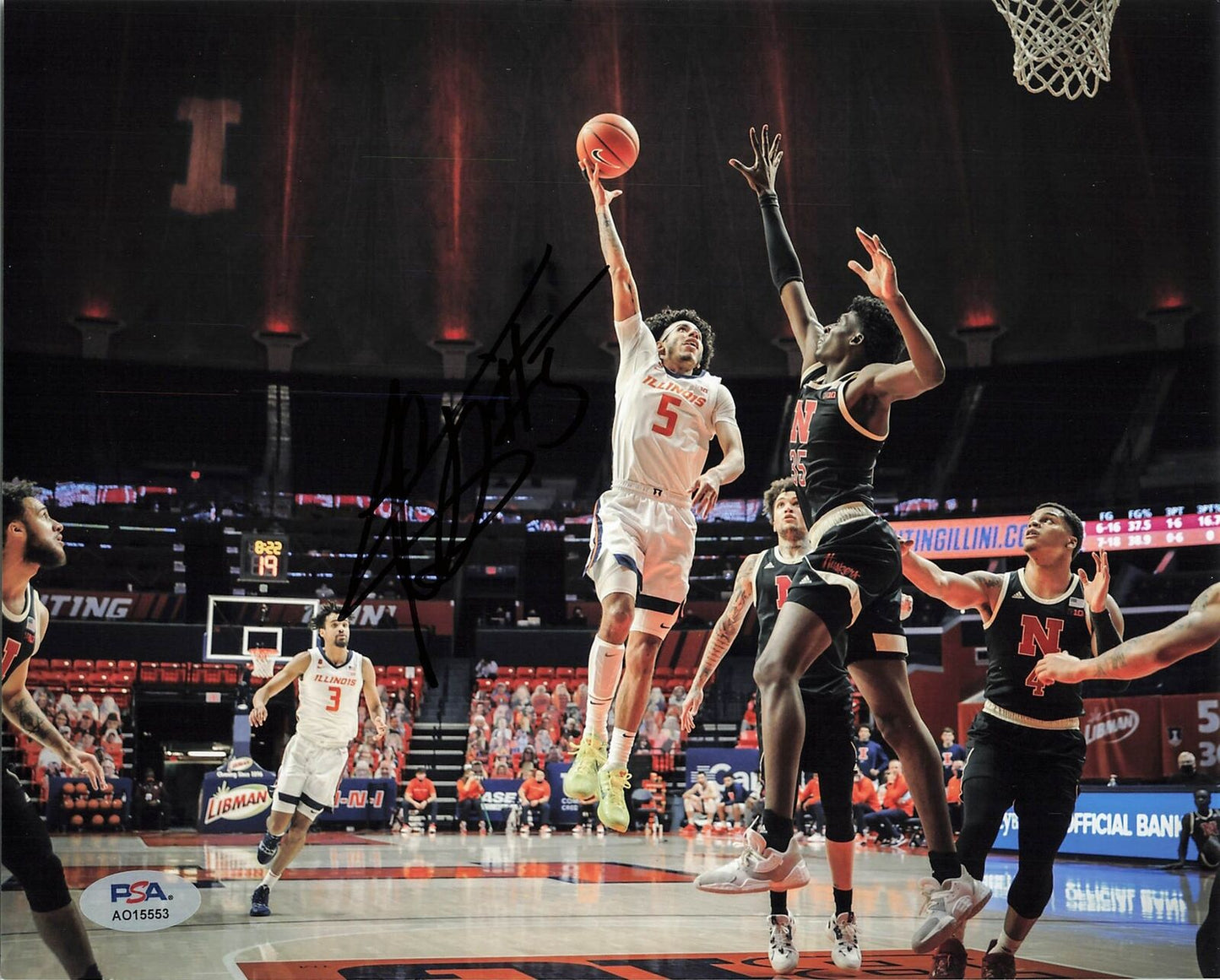 Andre Curbelo signed 8x10 photo PSA/DNA Autographed Illinois Basketball