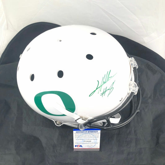 Jevon Holland Signed Full Size Helmet PSA/DNA Oregon Ducks Autographed