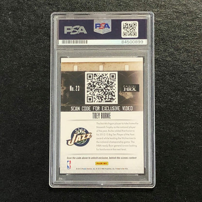 2013-14 Panini HRX #23 Trey Burke Signed Card AUTO 10 PSA Slabbed RC Jazz