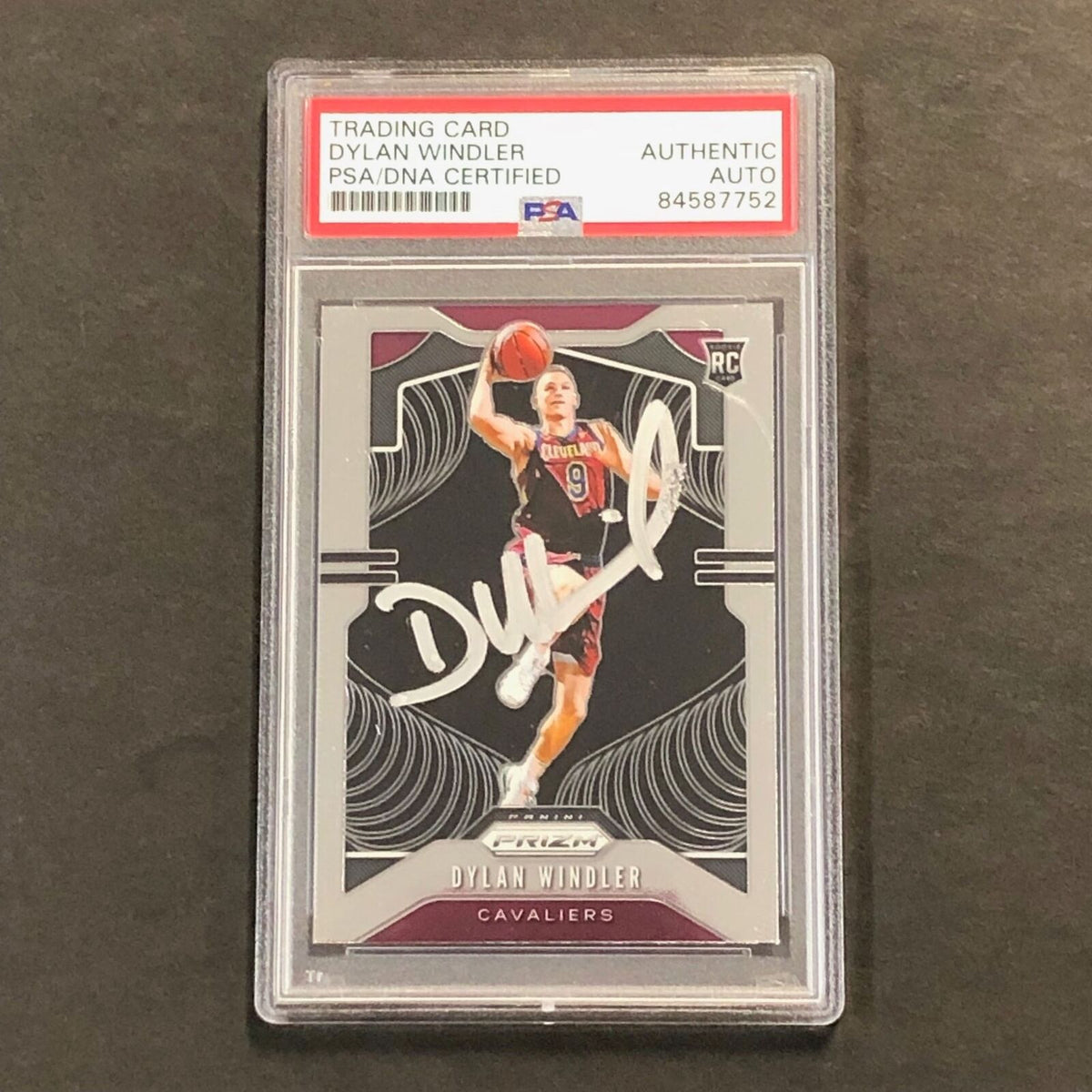 2019 Panini Prizm #270 Dylan Windler Signed Card AUTO PSA Slabbed RC Cavaliers