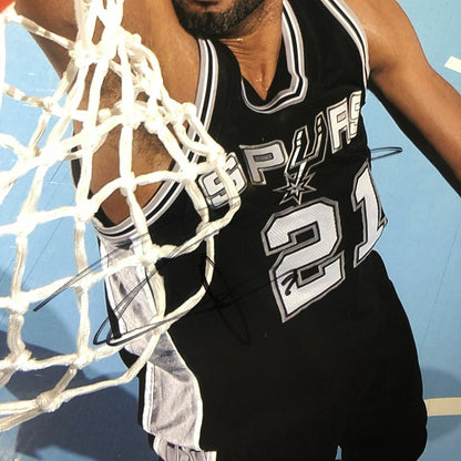 Tim Duncan signed 11x14 photo PSA/DNA San Antonio Spurs Autographed