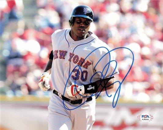 CLIFF FLOYD signed 8x10 photo PSA/DNA New York Mets Autographed