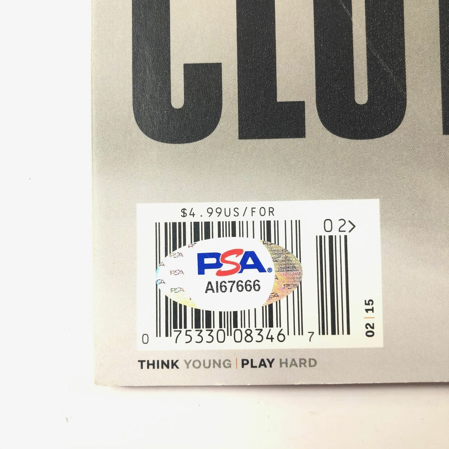 Billy Horschel signed Golf Digest Magazine PSA/DNA Autographed