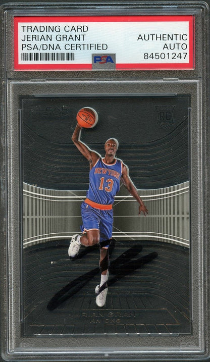2015-16 Panini Clear Vision #85 Jerian Grant Signed Card AUTO PSA Slabbed RC Kni
