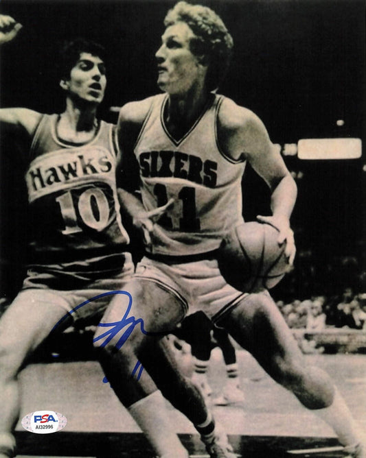 Leo Rautins Signed 8x10 photo PSA/DNA Philadelphia 76ers Autographed