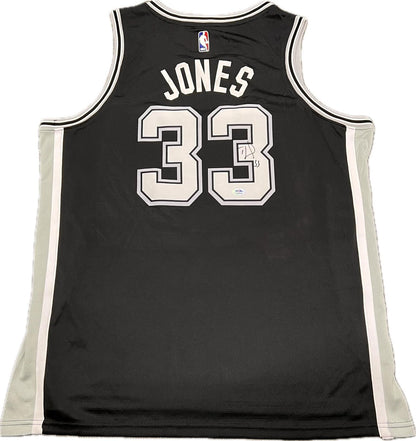 TRE JONES signed jersey PSA/DNA San Antonio Spurs Autographed