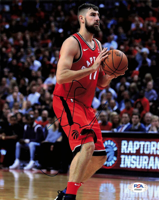 Jonas Valanciunas signed 8x10 photo PSA/DNA Toronto Raptors Autographed