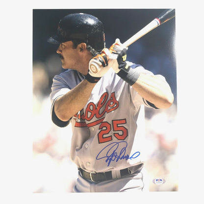 RAFAEL PALMEIRO signed 11x14 photo PSA/DNA Baltimore Orioles Autographed