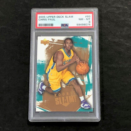 2005 Upper Deck Slam #93 Chris Paul PSA 8 NM-MT Hornets