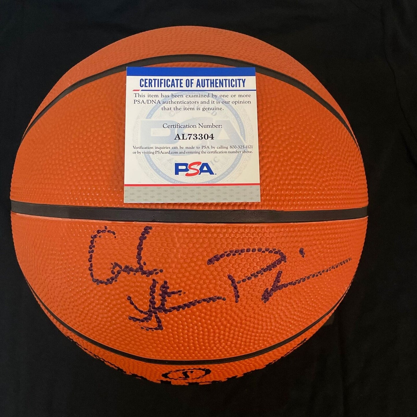 Steve Pikiell signed basketball PSA/DNA Rutgers Scarlett Knights Autographed