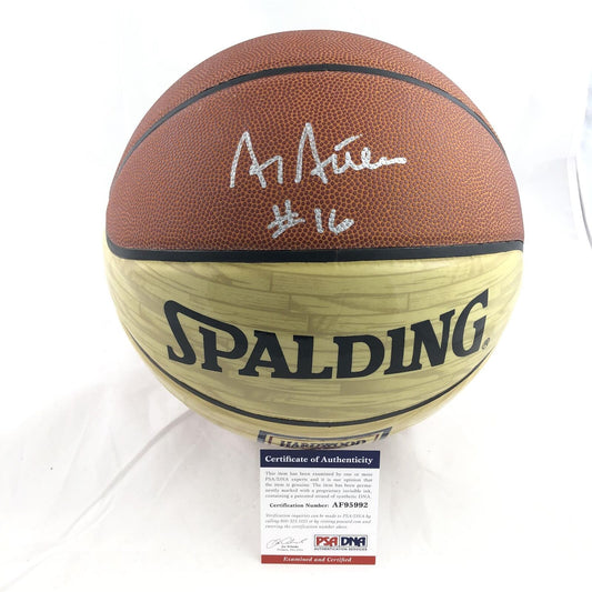 Al Attles signed Spalding Basketball PSA/DNA Warriors Autographed HOF LE