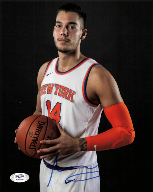 WILLY HERNANGOMEZ signed 8x10 photo PSA/DNA New York Knicks Autographed