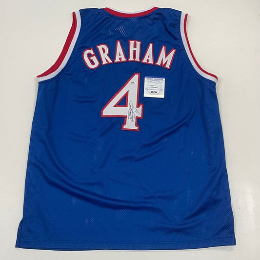 Devonte Graham signed jersey PSA/DNA Kansas Jayhawks Autographed