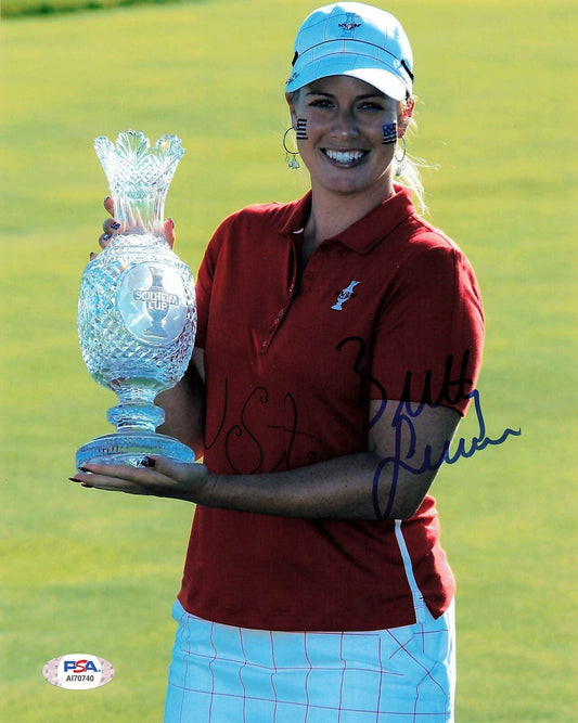 Brittany Lincicome signed 8x10 photo PSA/DNA Autographed Golf