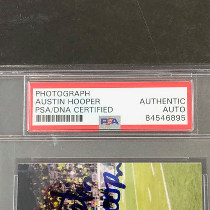 Austin Hooper Signed Photo PSA/DNA Slabbed Autographed Stanford