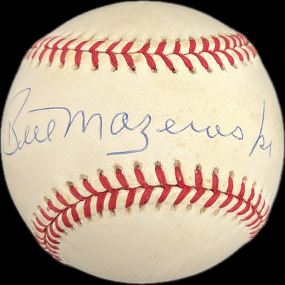 Bill Mazeroski Signed Baseball JSA Pittsburgh Pirates