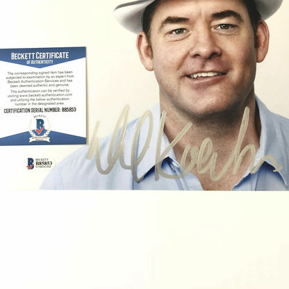 Dave Koechner signed 8x10 photo BAS Beckett Autographed