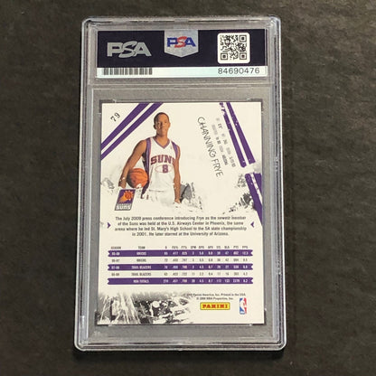 2009-10 Panini Rookies & Stars #79 Channing Frye Signed Card AUTO PSA Slabbed Su