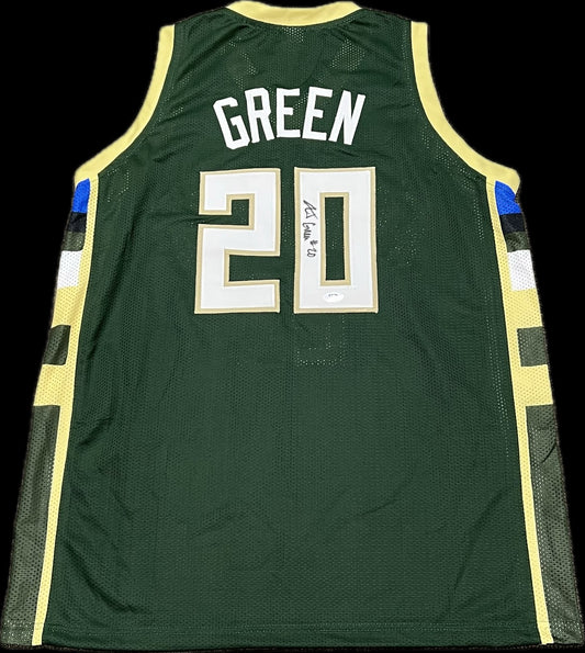 A.J. Green Signed Jersey PSA Milwaukee Bucks Autographed