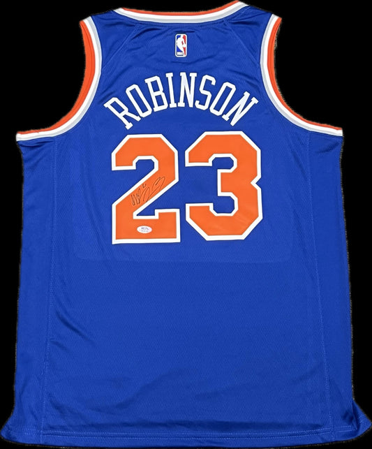 Mitchell Robinson Signed Jersey PSA New York Knicks Autographed
