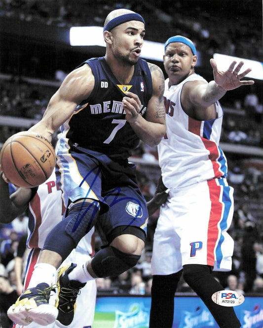 Jerryd Bayless signed 8x10 photo PSA/DNA Memphis Grizzlies Autographed