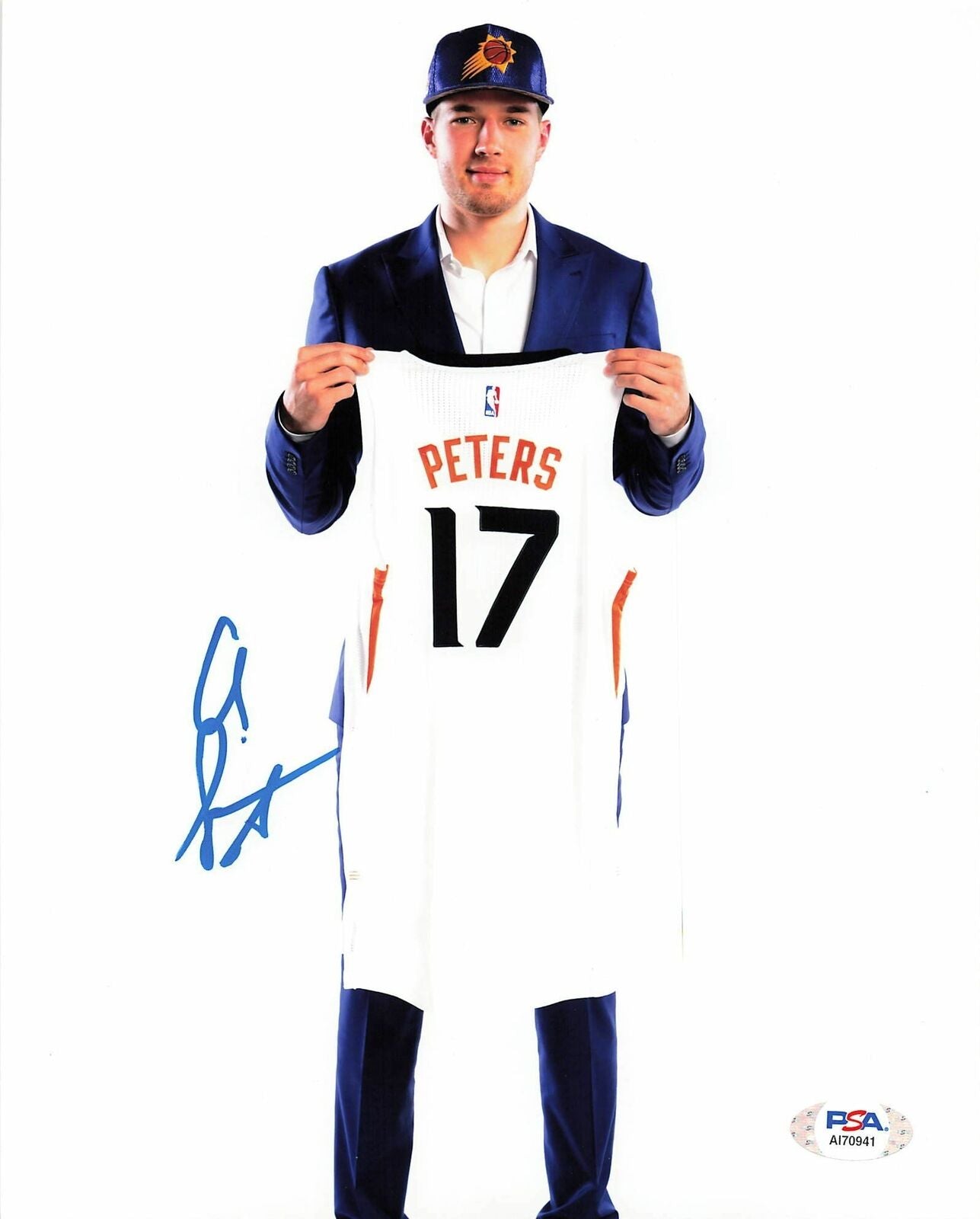 Alec Peters signed 8x10  photo PSA/DNA Phoenix Suns Autographed