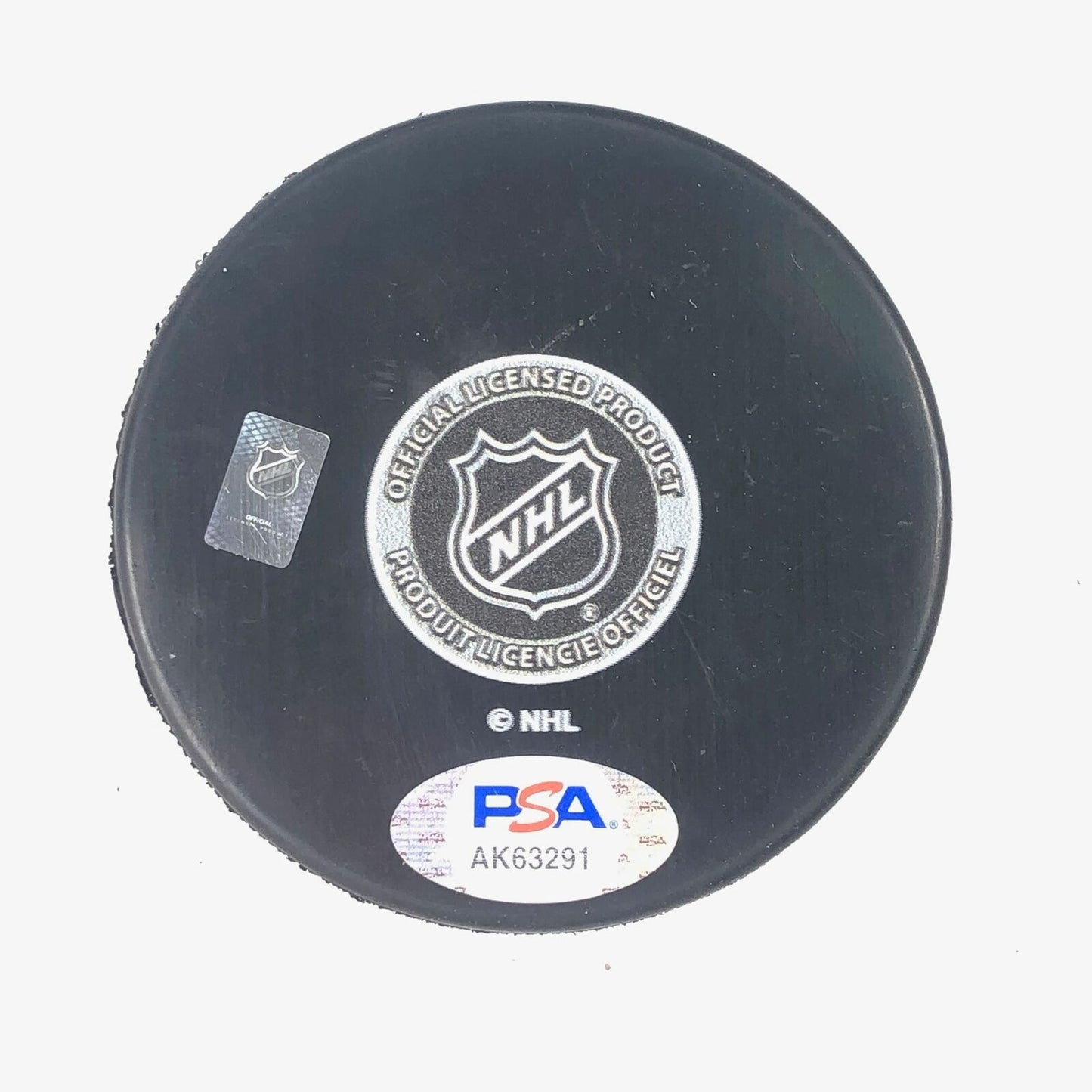 MacKENZIE ENTWISTLE signed Hockey Puck PSA/DNA Chicago Blackhawks Autographed